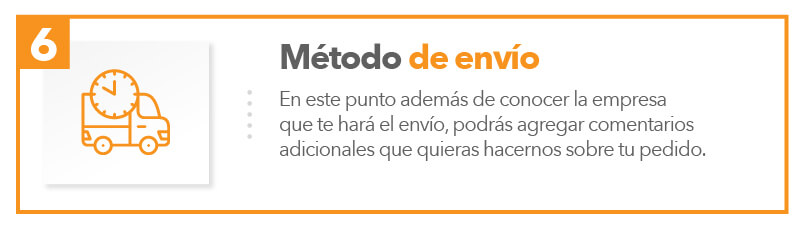 Método de envío