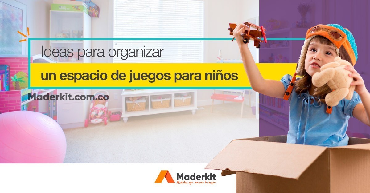 Ideas para organizar un espacio de juegos para los niños