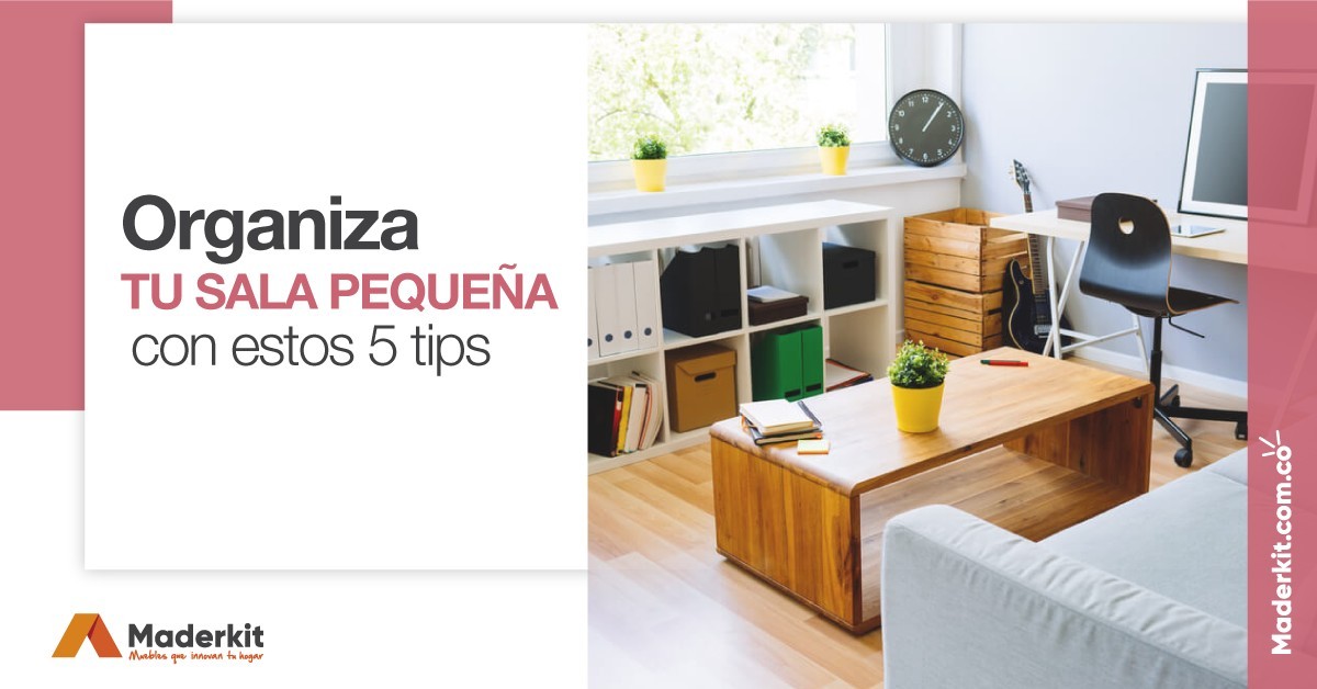 Organiza una sala pequeña con estos tips